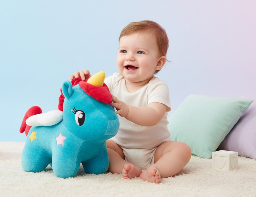 Happie Hugs Wings Unicorn Plush – 20cm x 30cm, Korean Imported, Soft & Huggable (Copy) - Image 3